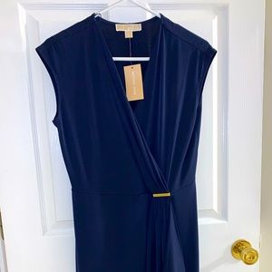 NWT - Michael Kors Navy Fashion Dress